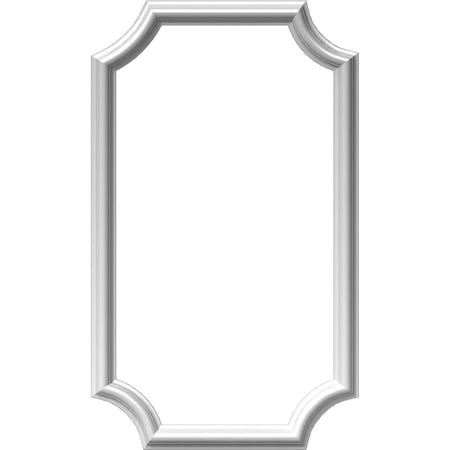 Ekena Millwork 16"W x 28"H x 1/2"P Ashford Molded Scalloped Wainscot Wall Panel PNL16X28AS-02